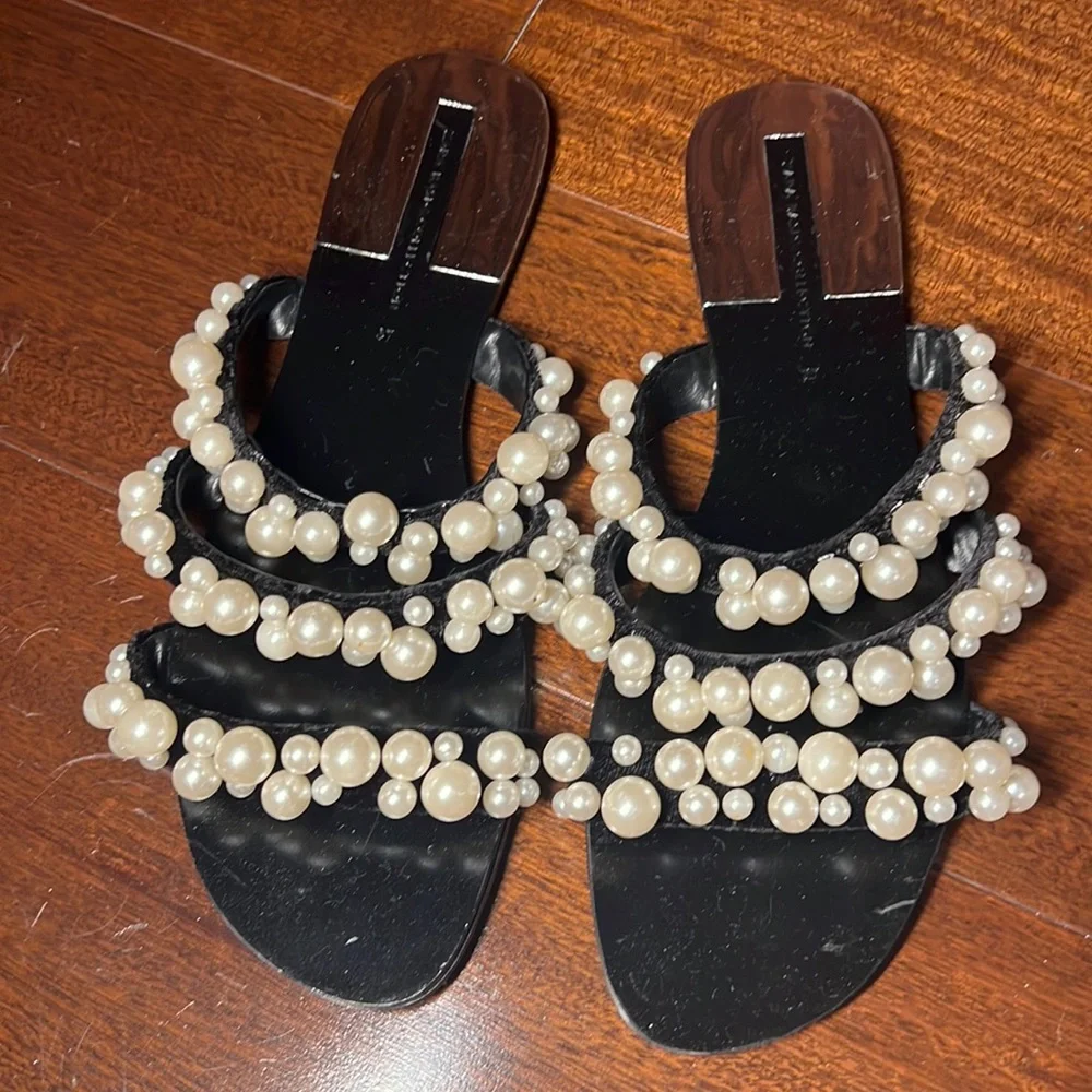 Zara pearl sandal - Picture 1 of 2